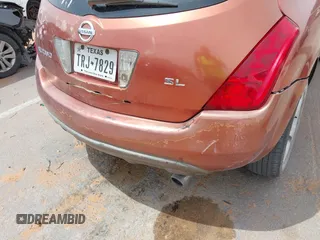 2005 Nissan Murano SE with VIN JN8AZ08T55W325115, listed as a IAAI auction lot 42036833 with 235,455 mi miles and . Bid and sale history available at DreamBid. Image 12.