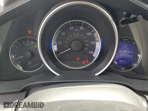 2016 Honda Fit LX с VIN JHMGK5H53GX019681, выставлен на аукционе Copart как лот 65819615 с пробегом 63 323 миль миль и Списание • Salvage title. История ставок и продаж доступна на DreamBid. Изображение 9.