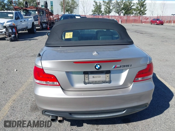 2012 BMW 1 Series 135i with VIN WBAUN7C53CVM26496, listed as a IAAI auction lot 41627261 with 104,568 mi miles and . Bid and sale history available at DreamBid. Image 16.