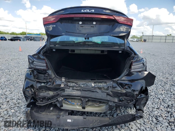 2023 Kia Forte GT-Line with VIN 3KPF54AD9PE565160, listed as a Copart auction lot 52536635 with 27,625 mi miles and Non Repairable. Bid and sale history available at carsss.com. Image 6.