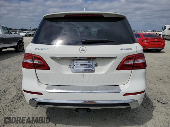 2013 Mercedes-Benz M 550 with VIN 4JGDA7DB9DA184708, listed as a Copart auction lot 53168655 with 99,068 mi miles and Salvage title. Bid and sale history available at DreamBid. Image 6.