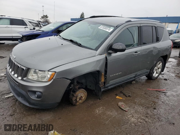 2011 Jeep Compass Latitude with VIN 1J4NT1FB5BD224608, listed as a Copart auction lot 87030574 with 159,530 mi miles and Clean Title. Bid and sale history available at carsss.com. Image 1.