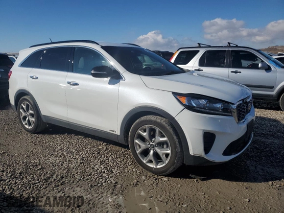 2020 Kia Sorento LX V6 with VIN 5XYPGDA50LG656886, listed as a Copart auction lot 46070915 with 50,971 mi miles and Salvage Title. Bid and sale history available at carsss.com. Image 4.