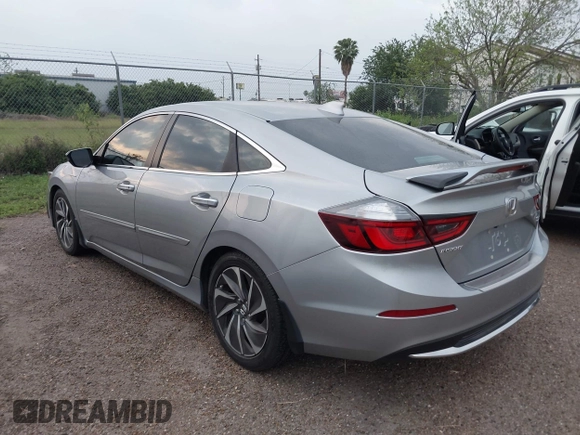 2019 Honda Insight Touring with VIN 19XZE4F96KE007485, listed as a IAAI auction lot 41946494 with Not Provided miles and . Bid and sale history available at DreamBid. Image 3.
