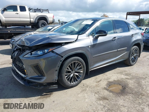2020 Lexus RX with VIN 2T2SZMDA9LC221224, listed as a IAAI auction lot 41823952 with 139,612 mi miles. Bid and sale history available at carsss.com. Image 2.