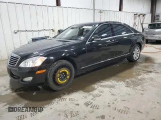 2008 Mercedes-Benz S-Class 5.5L V8 with VIN WDDNG86X98A189294, listed as a Copart auction lot 50354335 with 157,576 mi miles and Salvage Title. Bid and sale history available at carsss.com. Image 1.