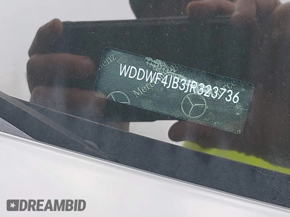 2018 Mercedes-Benz C 300 with VIN WDDWF4JB3JR323736, listed as a IAAI auction lot 42372363 with 133,149 mi miles and . Bid and sale history available at DreamBid. Image 9.