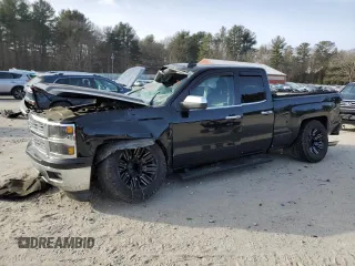 2015 Chevrolet Silverado 1500 LTZ with VIN 1GCVKSECXFZ333468, listed as a Copart auction lot 41602115 with 195,733 mi miles and Salvage Title. Bid and sale history available at carsss.com. Image 1.