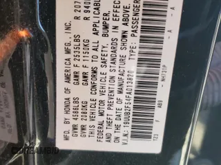 2015 Acura TLX V6 Tech with VIN 19UUB2F54FA013820, listed as a Copart auction lot 46991475 with 103,319 mi miles and Salvage Title. Bid and sale history available at carsss.com. Image 13.