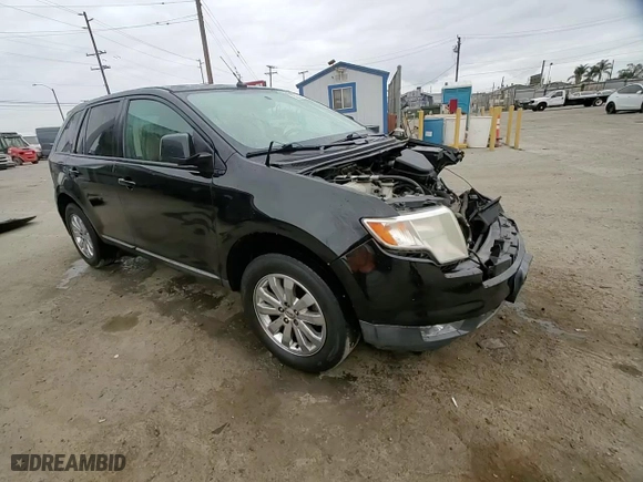 2010 Ford Edge SEL with VIN 2FMDK3JC7ABB58787, listed as a Copart auction lot 52556455 with 185,414 mi miles and Salvage Title. Bid and sale history available at carsss.com. Image 12.