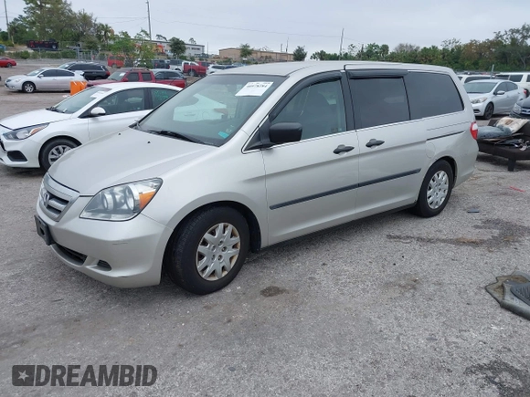 2006 Honda Odyssey LX with VIN 5FNRL38206B129663, listed as a IAAI auction lot 40978284 with 290,666 mi miles. Bid and sale history available at carsss.com. Image 17.