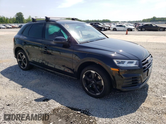 2020 Audi SQ5 Premium Plus with VIN WA1B4AFY2L2056718, listed as a Copart auction lot 51672493 with 26,897 mi miles. Bid and sale history available at carsss.com. Image 4.
