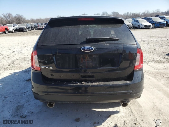2012 Ford Edge SE with VIN 2FMDK3GC2CBA42567, listed as a Copart auction lot 48249085 with 109,214 mi miles and Salvage Title. Bid and sale history available at carsss.com. Image 6.