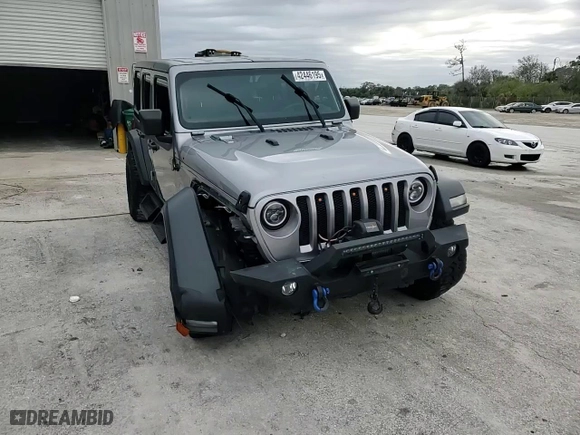 2018 Jeep Wrangler Unlimited Sport S with VIN 1C4HJXDG4JW167721, listed as a Copart auction lot 42446195 with 68,042 mi miles and Salvage Title. Bid and sale history available at carsss.com. Image 14.
