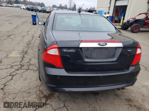 2010 Ford Fusion SEL with VIN 3FAHP0JA0AR429684, listed as a Copart auction lot 82409314 with 0 mi miles and Salvage Title. Bid and sale history available at carsss.com. Image 6.
