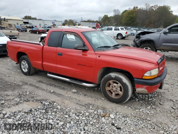2002 Dodge Dakota Sport with VIN 1B7GL32X52S530828, listed as a Copart auction lot 79737394 with 95,686 mi miles and Salvage Title. Bid and sale history available at carsss.com. Image 4.