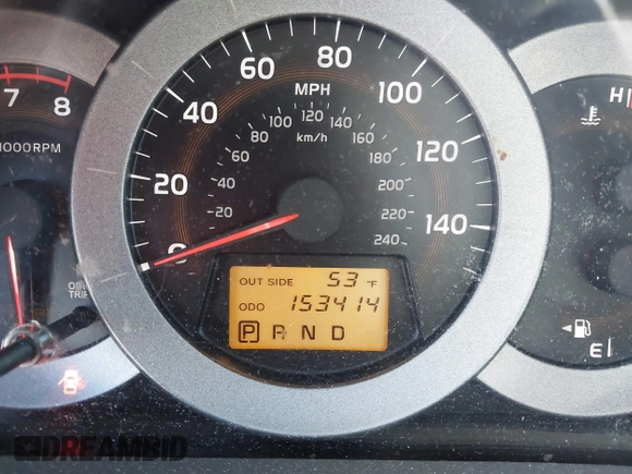2008 Toyota RAV4 Ltd with VIN JTMZK31V086011778, listed as a IAAI auction lot 41855953 with 153,414 mi miles. Bid and sale history available at carsss.com. Image 15.