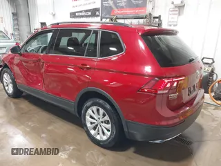 2018 Volkswagen Tiguan S with VIN 3VV0B7AX5JM104191, listed as a IAAI auction lot 42492503 with 96,339 mi miles and . Bid and sale history available at DreamBid. Image 3.