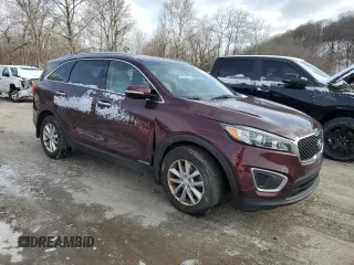 2016 Kia Sorento LX z VIN 5XYPGDA55GG114138, wystawiony jako Copart lot #45739435 z przebiegiem 100 010 mil mil oraz Szkoda całkowita • Salvage title. Historia ofert i sprzedaży dostępna na DreamBid. Obrazek 4.