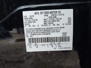 2020 Ford Edge SEL with VIN 2FMPK3J93LBB30618, listed as a IAAI auction lot 42503055 with 40,069 mi miles and . Bid and sale history available at DreamBid. Image 9.