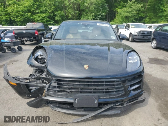 2020 Porsche Macan S with VIN WP1AB2A59LLB37279, listed as a Copart auction lot 56124765 with 25,126 mi miles and Salvage title. Bid and sale history available at DreamBid. Image 5.