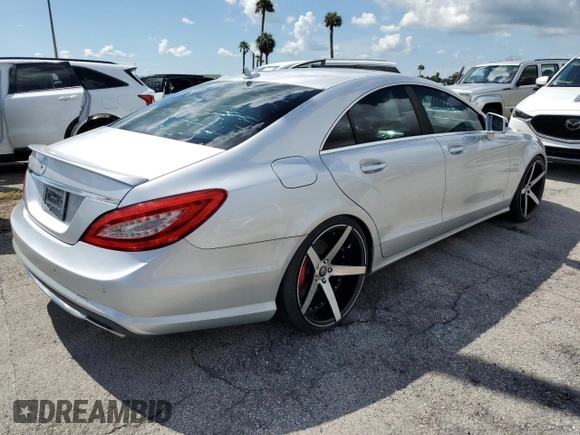 2012 Mercedes-Benz CLS-Class CLS 550 with VIN WDDLJ7DB9CA022839, listed as a Copart auction lot 74277184 with 0 mi miles and Non Repairable. Bid and sale history available at carsss.com. Image 3.
