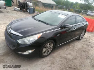 2015 Hyundai Sonata Hybrid Limited with VIN KMHEC4A4XFA119744, listed as a IAAI auction lot 42091103 with 1 mi miles. Bid and sale history available at carsss.com. Image 17.