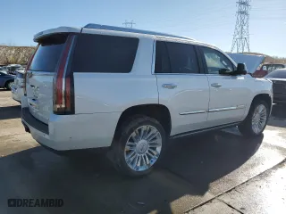 2019 Cadillac Escalade Platinum with VIN 1GYS4DKJ7KR277778, listed as a Copart auction lot 80351154 with 64,325 mi miles and Salvage Title. Bid and sale history available at carsss.com. Image 3.