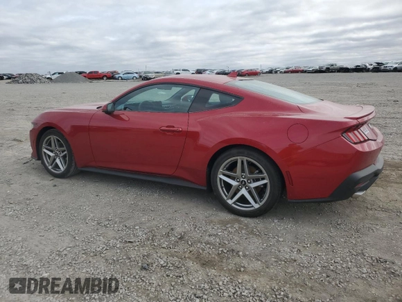 2024 Ford Mustang EcoBoost with VIN 1FA6P8TH2R5118823, listed as a Copart auction lot 47633925 with 3,284 mi miles and Salvage Title. Bid and sale history available at carsss.com. Image 2.