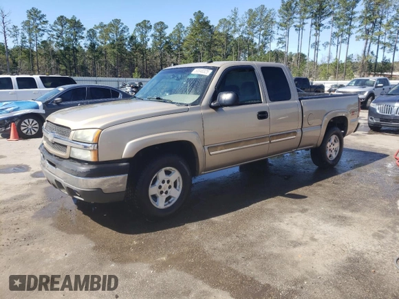 2004 Chevrolet Silverado 1500 Z71 with VIN 1GCEK19T04E195772, listed as a Copart auction lot 50040325 with 152,605 mi miles and Salvage Title. Bid and sale history available at DreamBid. Image 1.