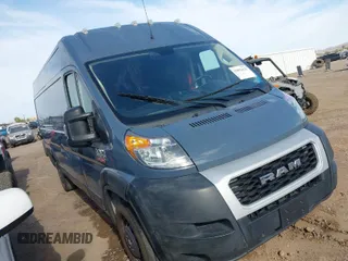 2020 Ram ProMaster Cargo with VIN 3C6URVJGXLE108421, listed as a IAAI auction lot 41892426 with 133,169 mi miles. Bid and sale history available at carsss.com. Image 1.