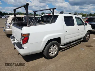 2008 Honda Ridgeline RTL with VIN 2HJYK16508H540795, listed as a Copart auction lot 65243545 with 168,807 mi miles and Salvage title. Bid and sale history available at DreamBid. Image 3.