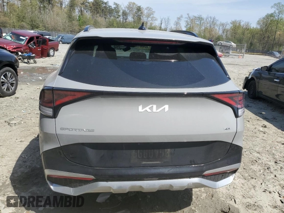 2024 Kia Sportage SX-Prestige with VIN 5XYK5CDF6RG189254, listed as a Copart auction lot 53347875 with 27,967 mi miles and Salvage title. Bid and sale history available at DreamBid. Image 6.
