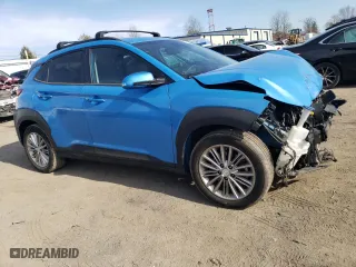 2021 Hyundai Kona SEL Plus with VIN KM8K6CAA8MU610223, listed as a Copart auction lot 47034355 with 70,678 mi miles and Salvage Title. Bid and sale history available at carsss.com. Image 4.