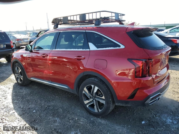 2023 Kia Sorento Hybrid EX with VIN KNDRHDLG6P5199973, listed as a Copart auction lot 49423785 with 47,731 mi miles and Salvage Title. Bid and sale history available at carsss.com. Image 2.