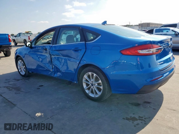 2020 Ford Fusion SE with VIN 3FA6P0HD5LR168627, listed as a Copart auction lot 59613065 with 36,537 mi miles and Salvage title. Bid and sale history available at DreamBid. Image 2.