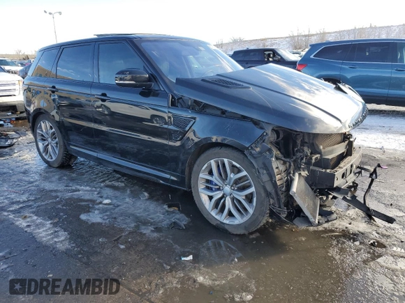 2016 Land Rover Range Rover Sport SVR with VIN SALWZ2EF5GA570016, listed as a Copart auction lot 87902575 with 69,616 mi miles and Clean title. Bid and sale history available at DreamBid. Image 4.