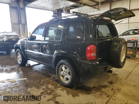 2004 Jeep Liberty Limited with VIN 1J4GK58K24W325483, listed as a Copart auction lot 62526335 with 130,862 mi miles and Salvage title. Bid and sale history available at DreamBid. Image 2.