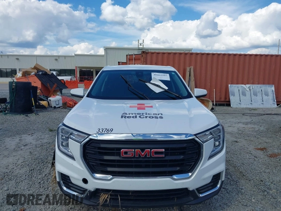 2023 GMC Terrain SLE with VIN 3GKALTEG3PL210144, listed as a IAAI auction lot 40461807 with 1 mi miles. Bid and sale history available at carsss.com. Image 12.