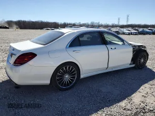 2017 Mercedes-Benz S 550 with VIN WDDUG8CB4HA287640, listed as a Copart auction lot 44712825 with 54,918 mi miles and Salvage Title. Bid and sale history available at carsss.com. Image 3.