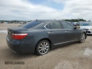 2009 Lexus LS 460 with VIN JTHBL46F695084665, listed as a Copart auction lot 53698205 with 59,679 mi miles and Clean Title. Bid and sale history available at carsss.com. Image 3.