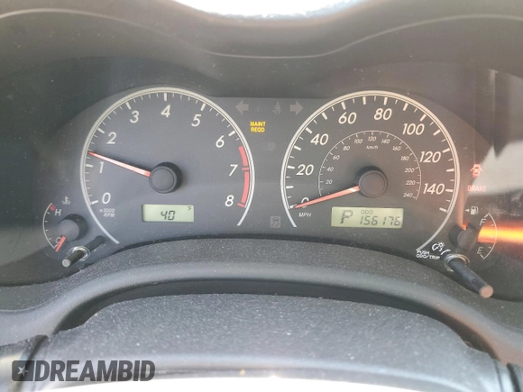 2012 Toyota Corolla L with VIN JTDBU4EE0C9175969, listed as a Copart auction lot 46148485 with 156,176 mi miles and Salvage Title. Bid and sale history available at DreamBid. Image 9.