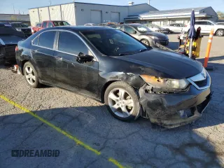 2009 Acura TSX with VIN JH4CU26649C004023, listed as a Copart auction lot 45837625 with 189,012 mi miles and Salvage Title. Bid and sale history available at carsss.com. Image 4.