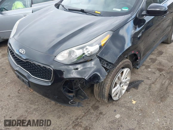 2017 Kia Sportage LX with VIN KNDPMCAC8H7186497, listed as a IAAI auction lot 41879470 with 147,190 mi miles and . Bid and sale history available at carsss.com. Image 6.