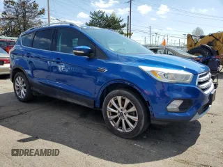 2017 Ford Escape Titanium with VIN 1FMCU0J98HUA37389, listed as a Copart auction lot 52683185 with 174,927 mi miles and Clean Title. Bid and sale history available at carsss.com. Image 4.