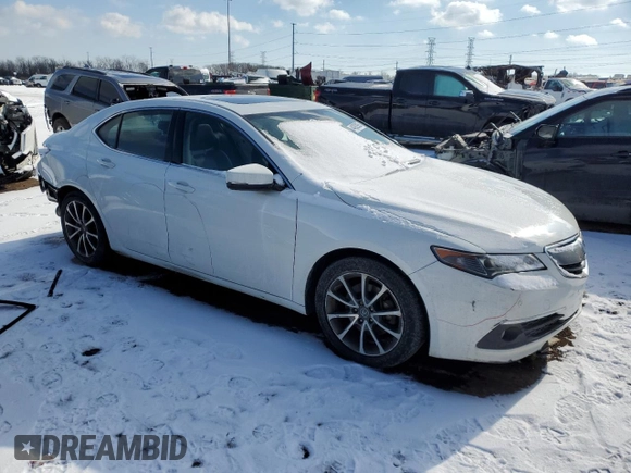 2017 Acura TLX V6 w/Advance Pkg with VIN 19UUB2F77HA006302, listed as a Copart auction lot 44262925 with 87,313 mi miles and Clean title. Bid and sale history available at DreamBid. Image 4.