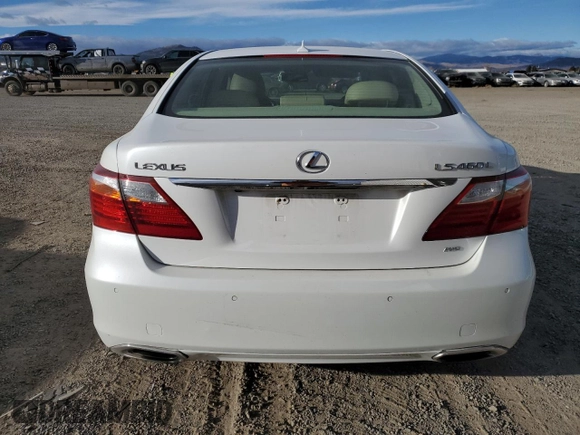 2010 Lexus LS 460 L with VIN JTHDL5EF4A5001156, listed as a Copart auction lot 82162473 with 100,322 mi miles and Salvage title. Bid and sale history available at DreamBid. Image 6.