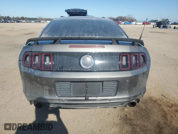 2013 Ford Mustang GT with VIN 1ZVBP8CF6D5230652, listed as a Copart auction lot 85567244 with 126,498 mi miles and Salvage Title. Bid and sale history available at carsss.com. Image 6.