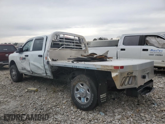 2024 Ram 2500 Tradesman with VIN 3C6UR5HJ0RG131253, listed as a Copart auction lot 88338205 with 3,018 mi miles and Salvage title. Bid and sale history available at DreamBid. Image 2.