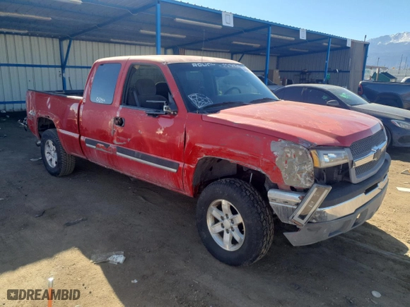 2003 Chevrolet Silverado 1500 LS with VIN 2GCEK19V231135137, listed as a Copart auction lot 44505835 with 221,616 mi miles and Salvage Title. Bid and sale history available at carsss.com. Image 4.
